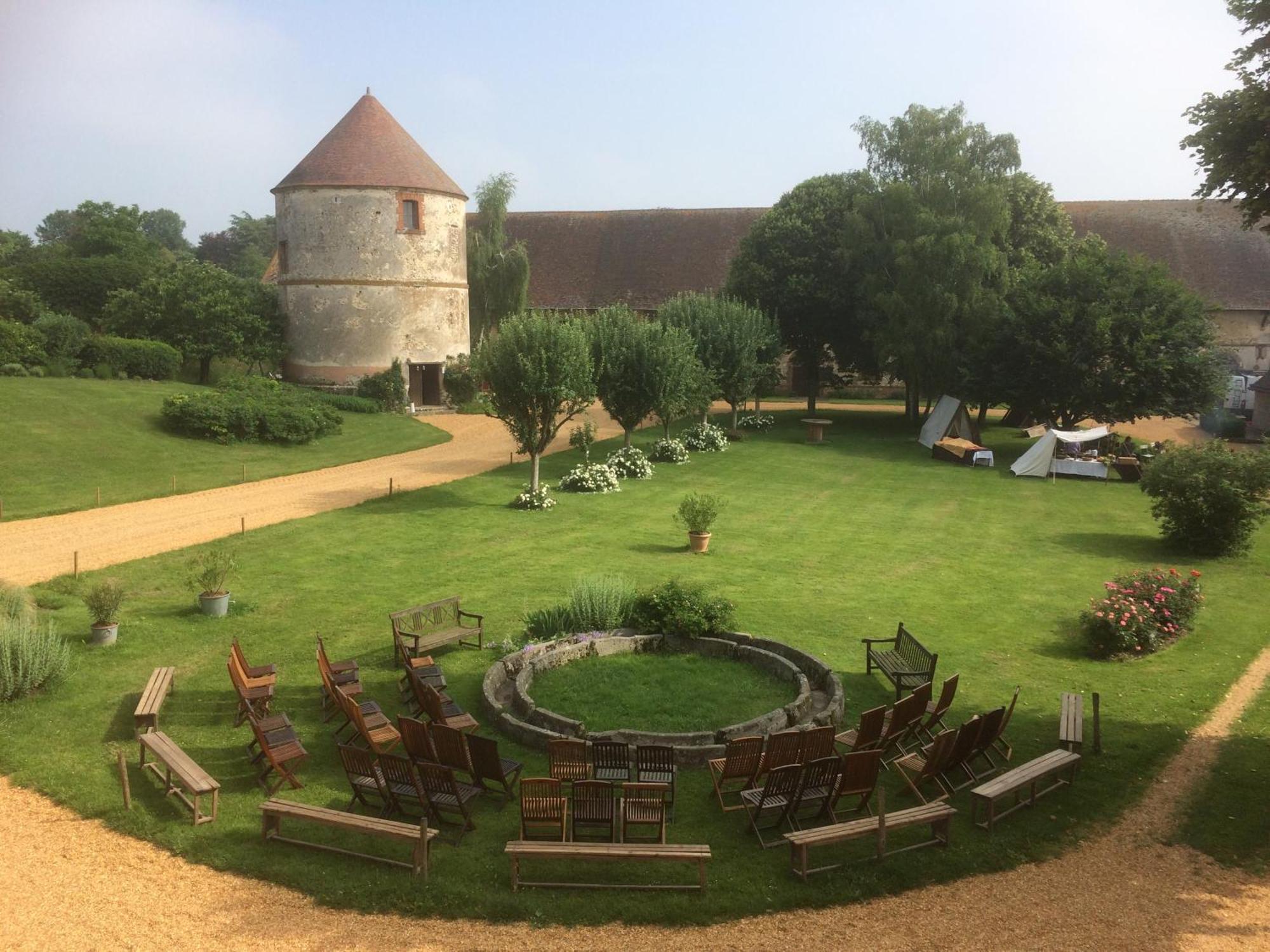 Bed and Breakfast La Ferme Au Colombier Neron Exterior foto
